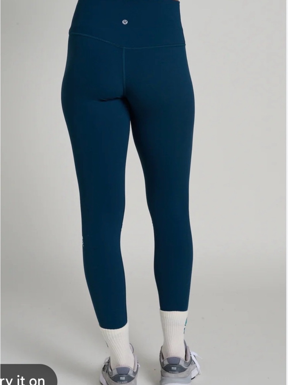lululemon Wunder Under High Rise Leggings 25” Size 4- in solid deep teal